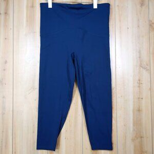Spanx Booty Boost Active 7/8 Leggings Size 1XL Blue Leggings